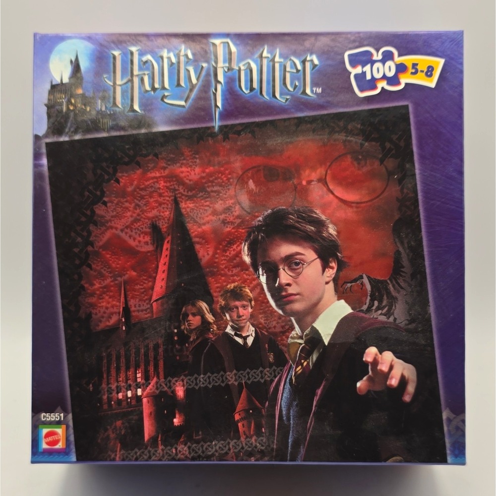 Mattel Harry Potter 100pc Interlocking Cardboard Jigsaw Puzzle Ages 5-8 C5551